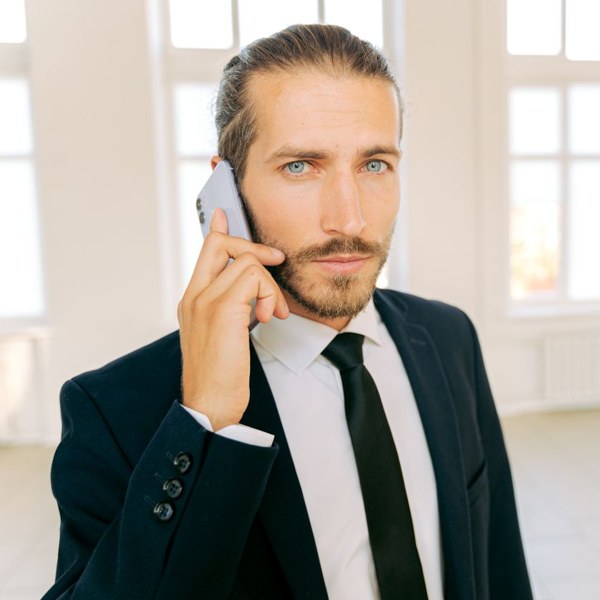 Professional portrait of a businessman in a suit